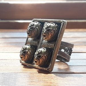 VSA Designs Tres Luchas Square ring sz 8.5
